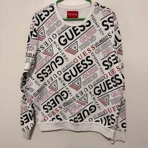 Y2K Guess Los Angeles All Over Print Sweatshirt Adult Large  Pullover